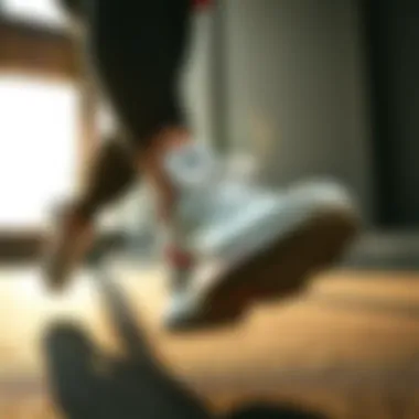 Dynamic action shot showcasing the adidas 60s 3.0 in motion during a workout.