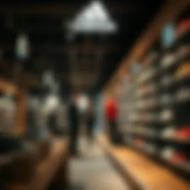 Footwear Collection Exploration Customers exploring Adidas footwear collection