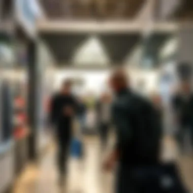 Engaging Shopping Experience Engaging shopping experience at an Adidas outlet