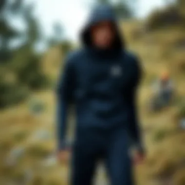 Functional Fashion in Nature Stylish outdoor setting with adidas Gore-Tex apparel