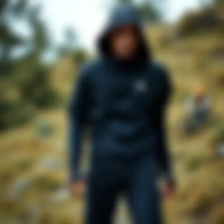 Functional Fashion in Nature Stylish outdoor setting with adidas Gore-Tex apparel