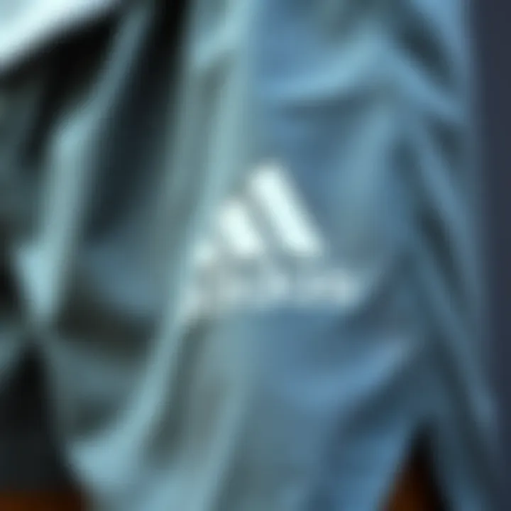 Close-up of fabric details highlighting quality and texture.