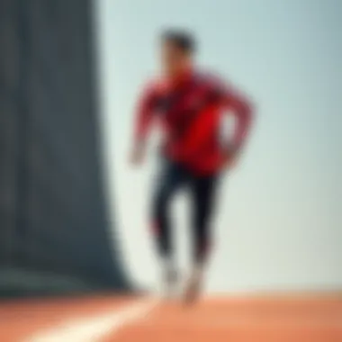 Athlete wearing Adidas GW6425 in action