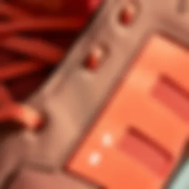 Close-up of Adidas GW6425 material texture