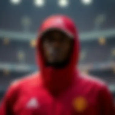 Adidas merchandise showcasing Manchester United branding