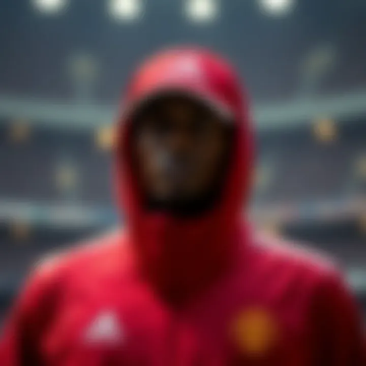 Adidas merchandise showcasing Manchester United branding