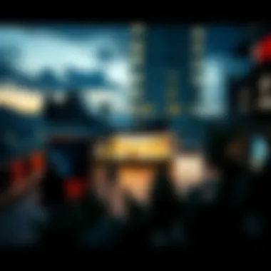 Bursa cityscape highlighting outlet location