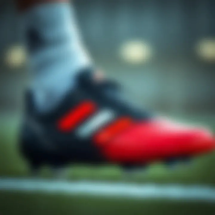 Innovative Design of Adidas Predator Close-up of Adidas Predator cleat showcasing its innovative design