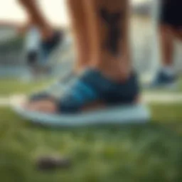 Adidas sandals for boys showcasing comfort and style