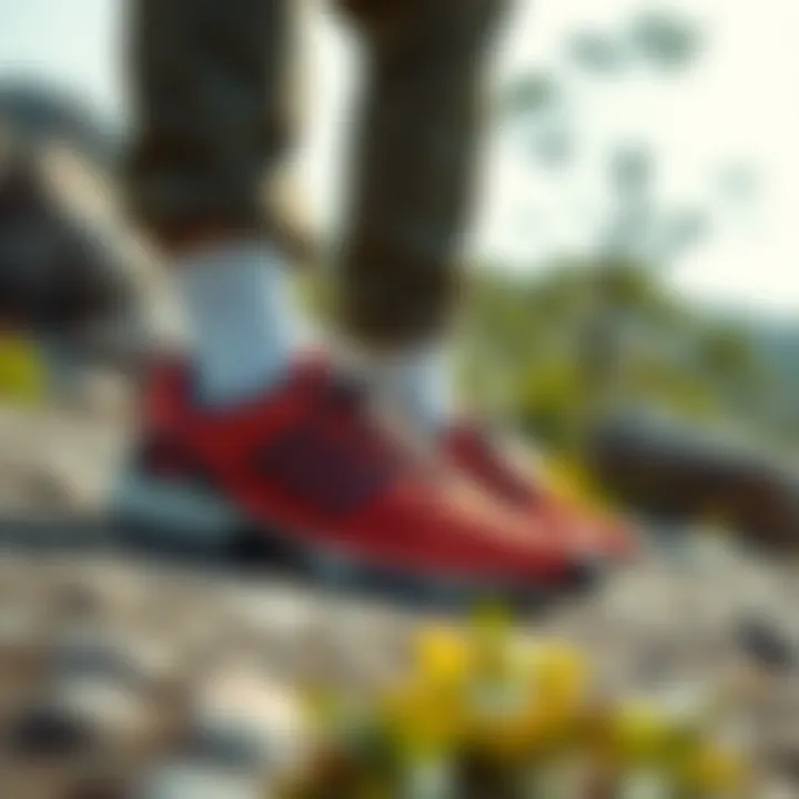 User experience of Adidas Terrex shoes during an outdoor adventure
