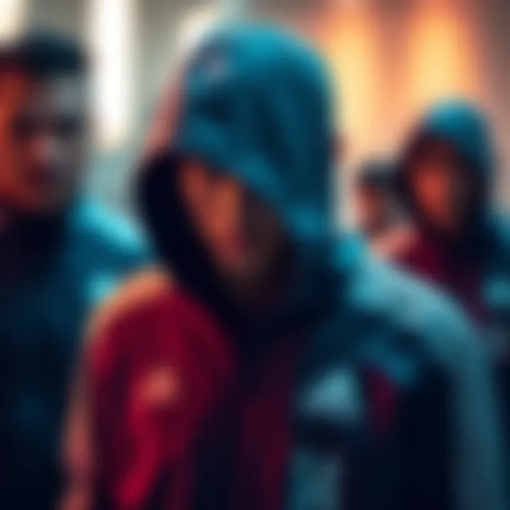 Innovative Adidas Sports Apparel Close-up of innovative Adidas sports apparel emphasizing design and functionality