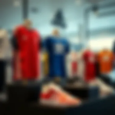 Engaging Display of Adidas Collections Trendy Adidas collections displayed in an engaging arrangement