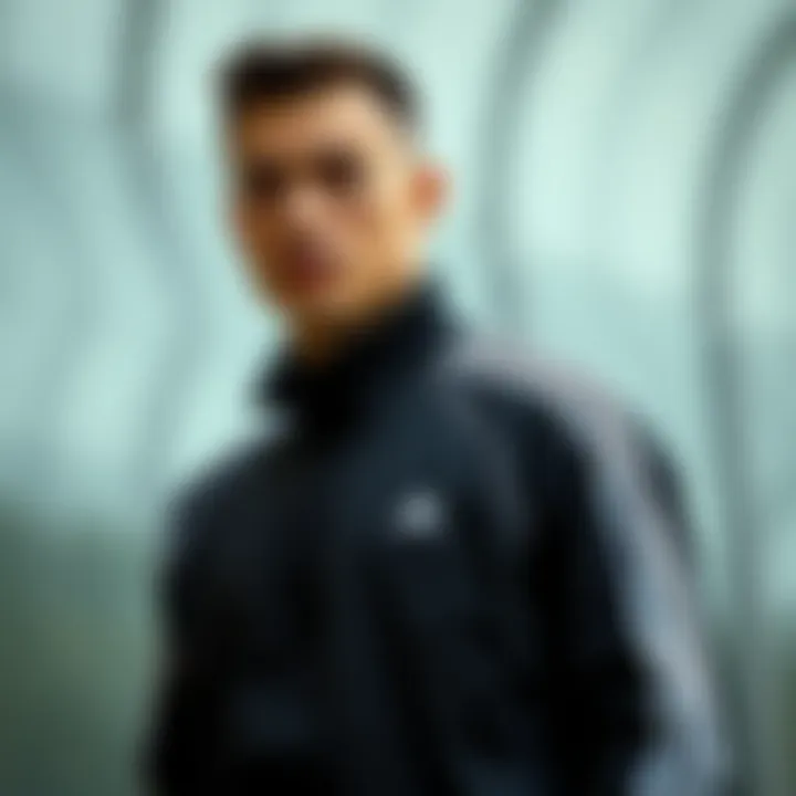 Stylish adidas tracksuit showcasing modern design