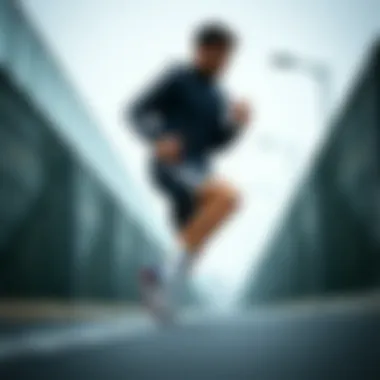 Dynamic athlete showcasing Air Max Infuriate in action