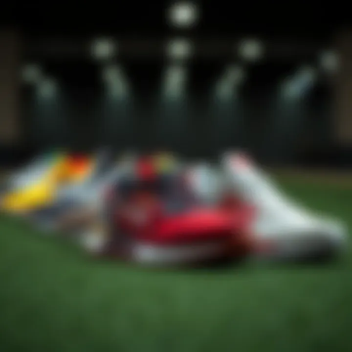 Diverse Range of AMG Shoe Designs A collection of AMG shoes representing various designs and colors