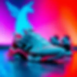 Stylish AMG shoes displayed against a vibrant background