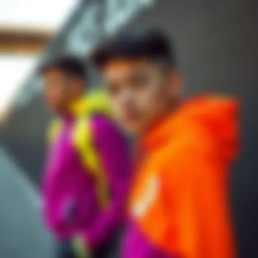 Vibrant Asics Activewear Styles Stylish Asics activewear showcasing vibrant colors and modern designs