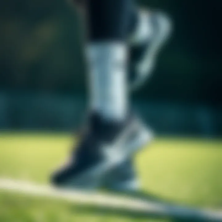 Agility Demonstration with Nike Turf Shoes Athlete demonstrating agility with Nike turf shoes