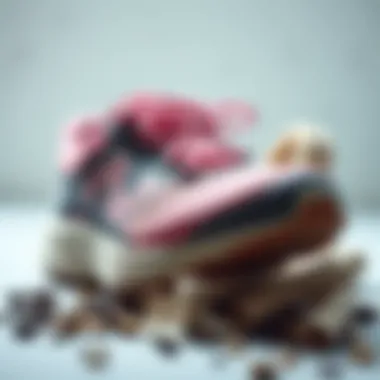 Various materials for running shoe construction