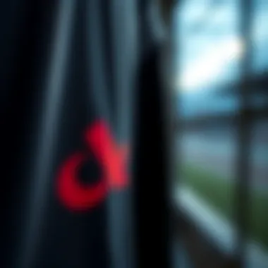 Close-up of high-quality fabric used in Beşiktaş men's clothing