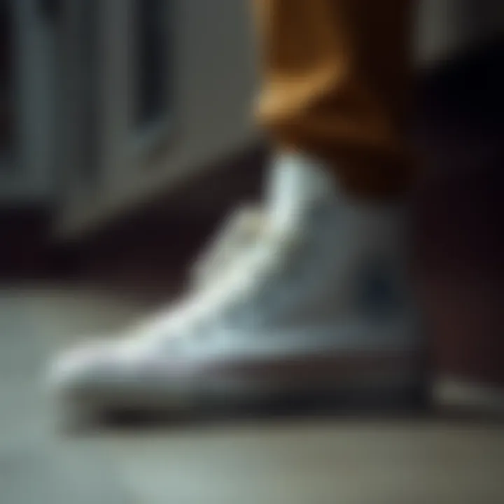 Care Tips for White High-Top Converse Longevity Care tips for maintaining white high-top Converse shoes