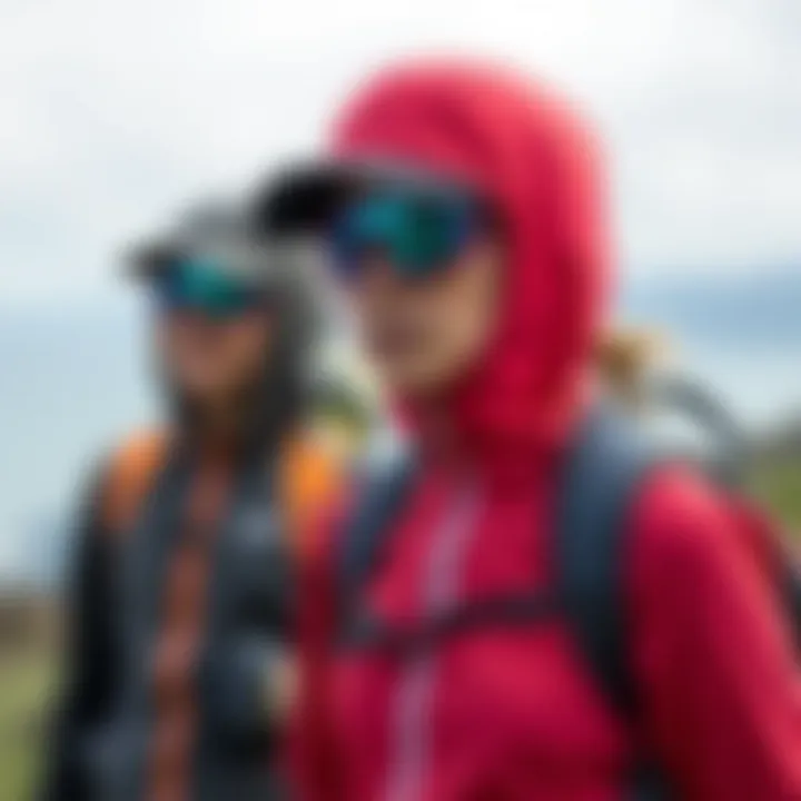 Various sports attire for walking