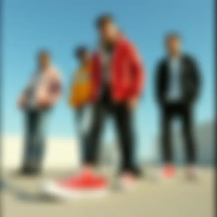 A stylish group showcasing diverse ways to wear Chuck Taylor All Star