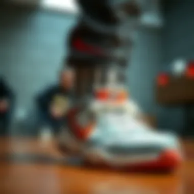 Illustration of the evolution of Derrick Rose's shoe models