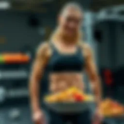 Visual representation of fat loss nutrition strategies