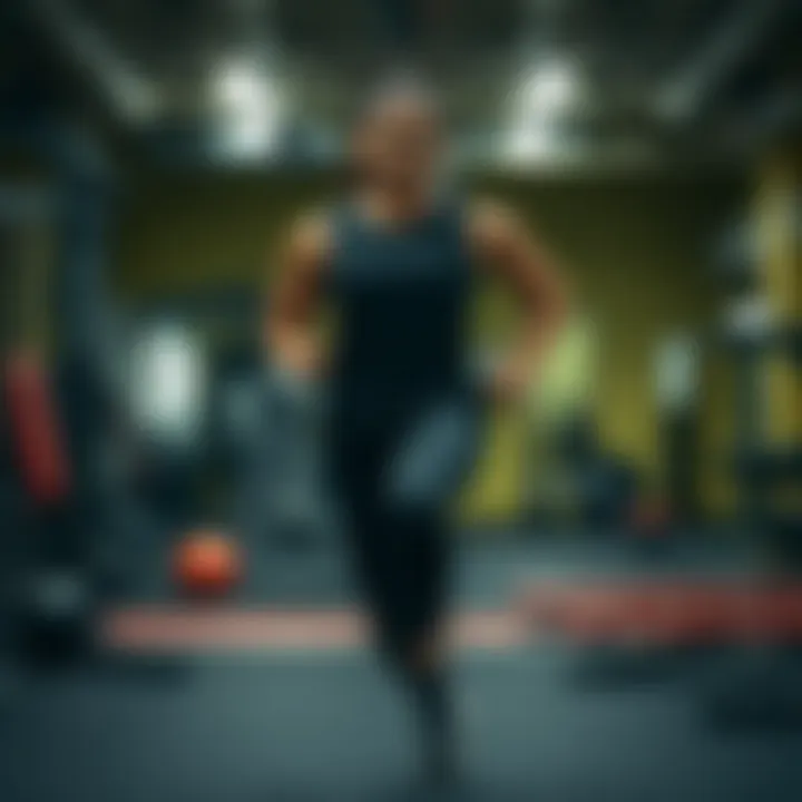 Motivational Fitness Environment Motivational fitness environment encouraging persistence in goals