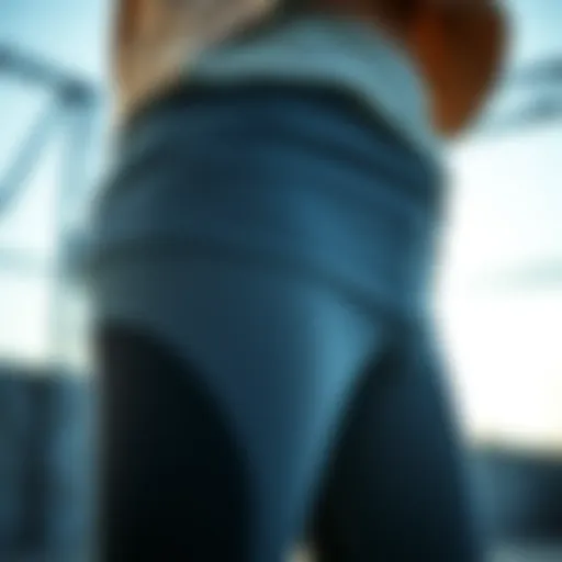 Exploring Front Rise in Sports Pants Detailed view of sports pants highlighting front rise design