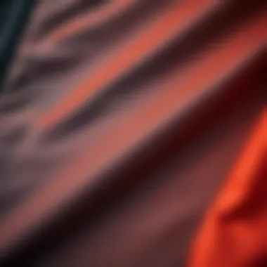 High-Quality Fabric for Durability Close-up of high-quality fabric used in football rain jackets emphasizing durability.