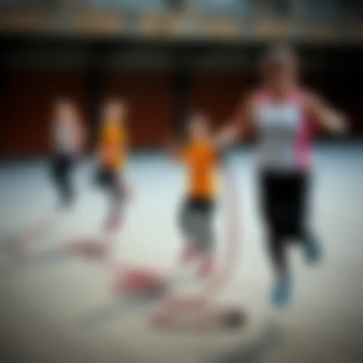 Illustration of benefits of jump rope at various ages