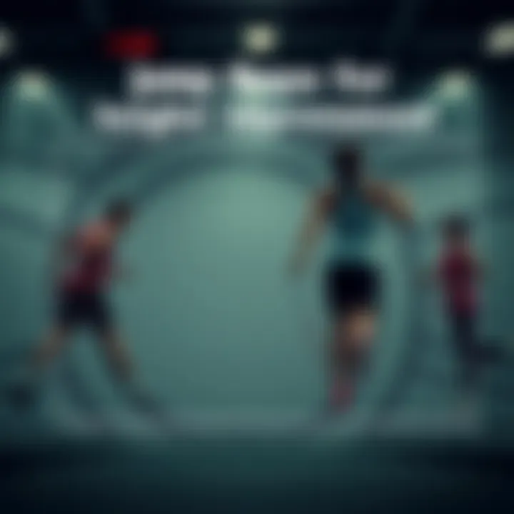 Visual chart depicting jump rope frequency