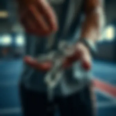 Breaking a habit visually represented by a chain being broken