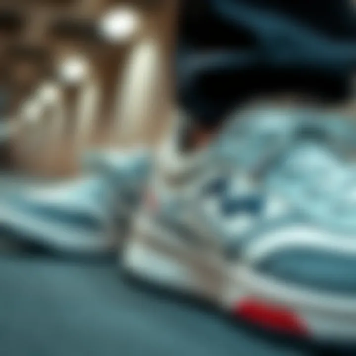 Close-up of Hummel sports shoes showcasing their design and quality