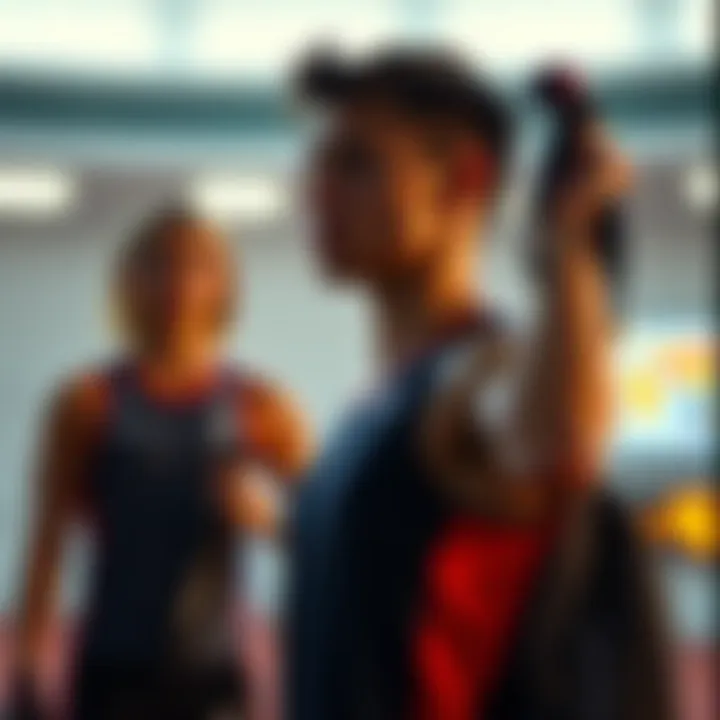 Illustration of athletes benefiting from a vitamin K-rich diet