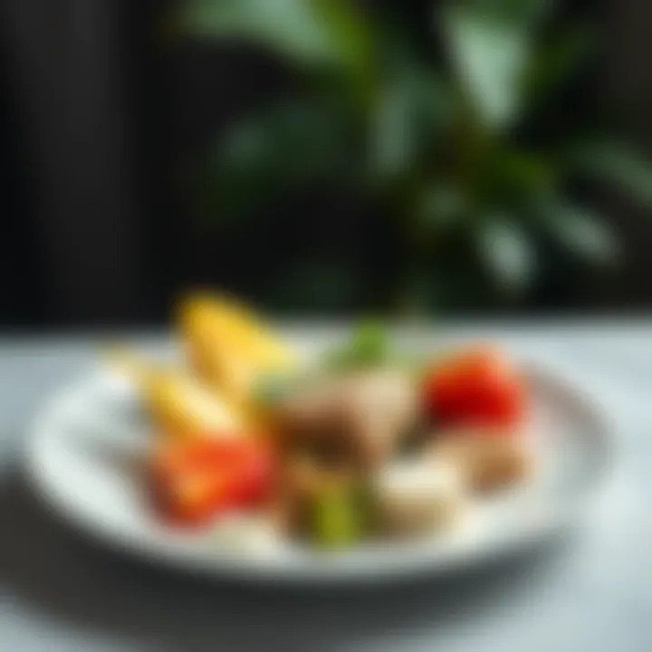 Healthy plate showcasing various foods enriched with vitamin K