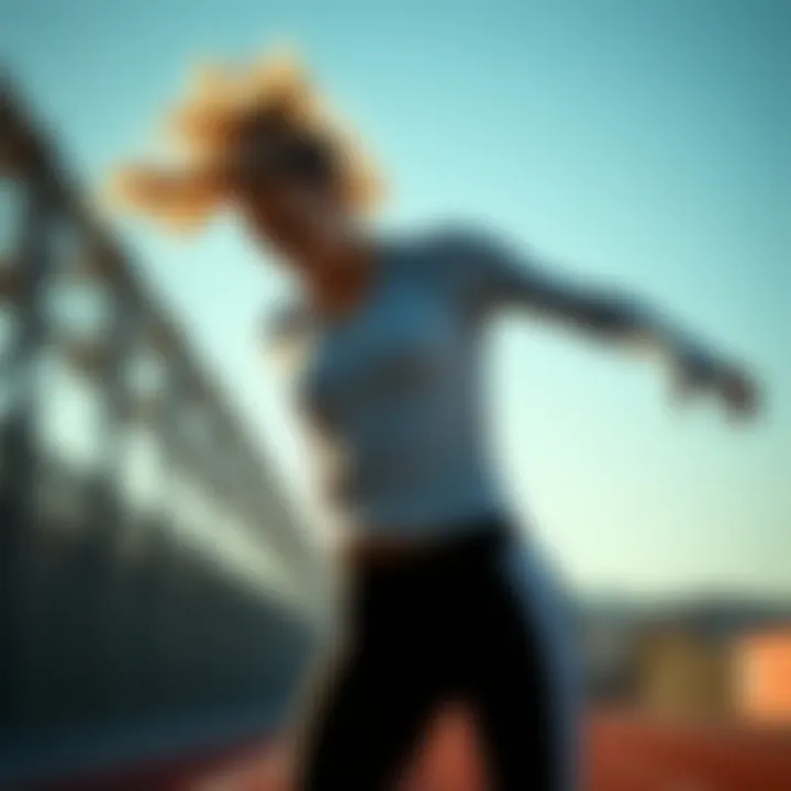 Flexibility in Athletic Wear Innovative athletic wear showcasing flexibility and movement