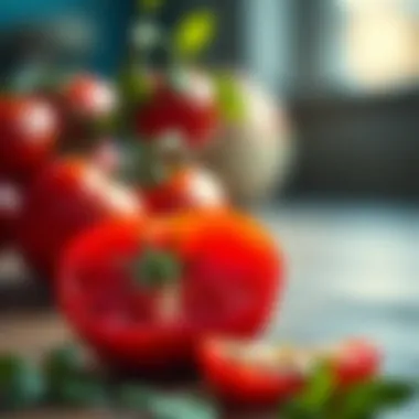 Illustration of health benefits associated with lycopene consumption