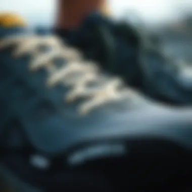 Quality and Durability of Merrell Shoe Materials Detailed view of Merrell shoe materials, emphasizing quality and durability