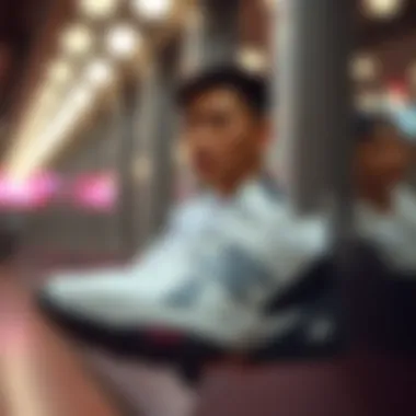 Innovative approaches of the NB brand highlighted through visual elements