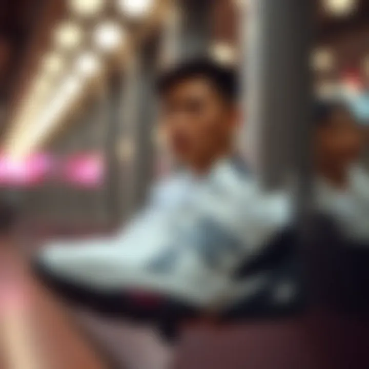 Innovative approaches of the NB brand highlighted through visual elements