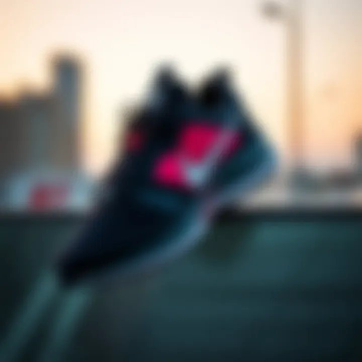 Stylish Presentation of Nike Air Zoom SuperRep Stylish presentation of Nike Air Zoom SuperRep on a trendy background