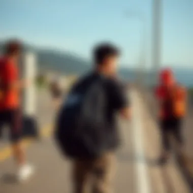 Multiple usage scenarios for Nike backpacks