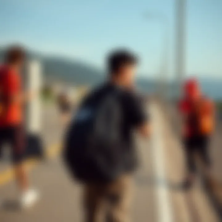 Multiple usage scenarios for Nike backpacks