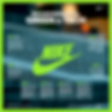 Infographic illustrating the environmental benefits of Nike Green Tech