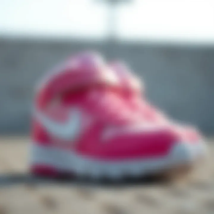 Durable materials used in Nike children's footwear