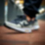 A stylish pair of Nike sneakers showcasing modern design.