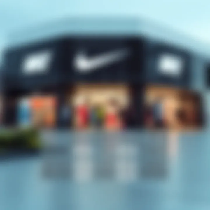 Chart comparing Nike store benefits for shoppers